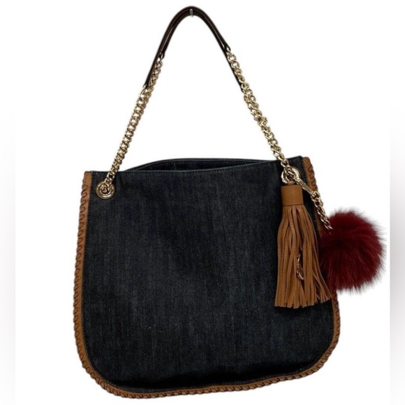 Michael Kors Handbags - Michael Kors Whipped Chelsea Denim Hobo Bag